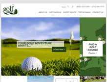Tablet Screenshot of golfinternational.com